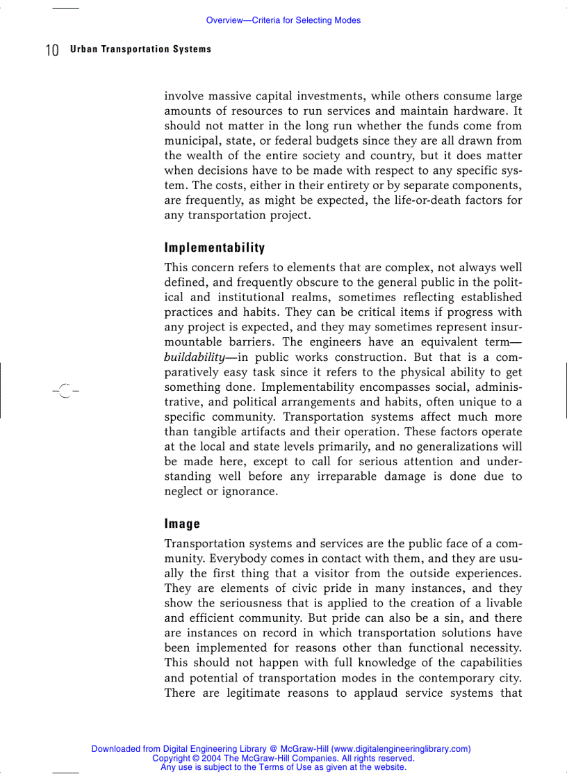 image for page Urban Transportation Systems