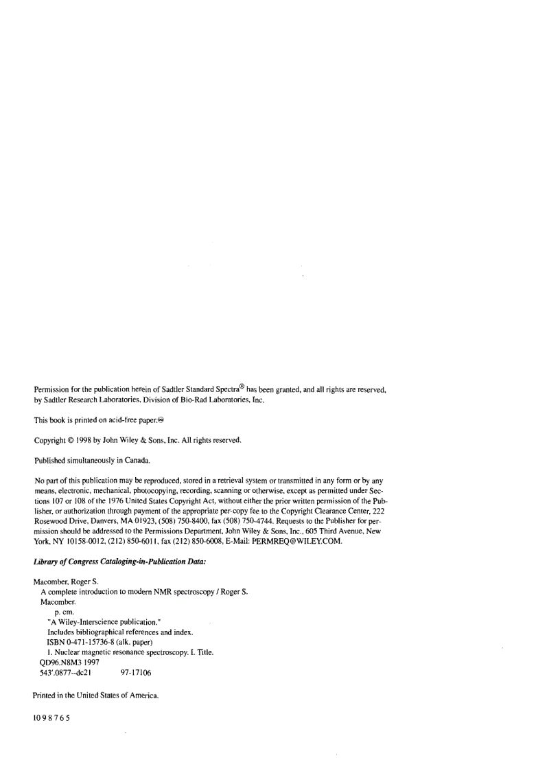 image for page A Complete Introduction To Modern Nmr Spectroscopy