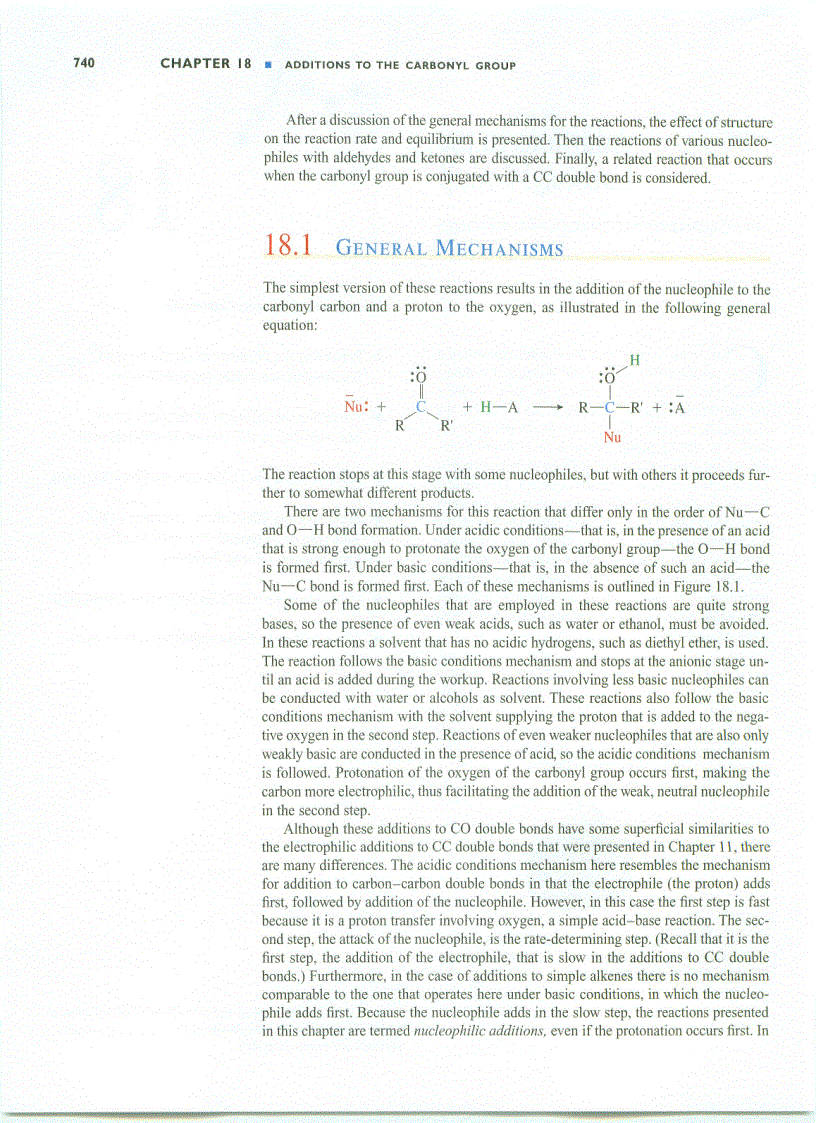 image for page Additions to the Carbonyl Group