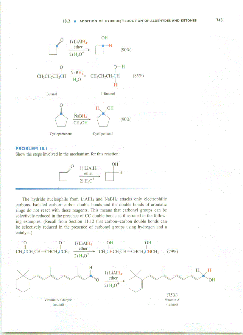 image for page Additions to the Carbonyl Group