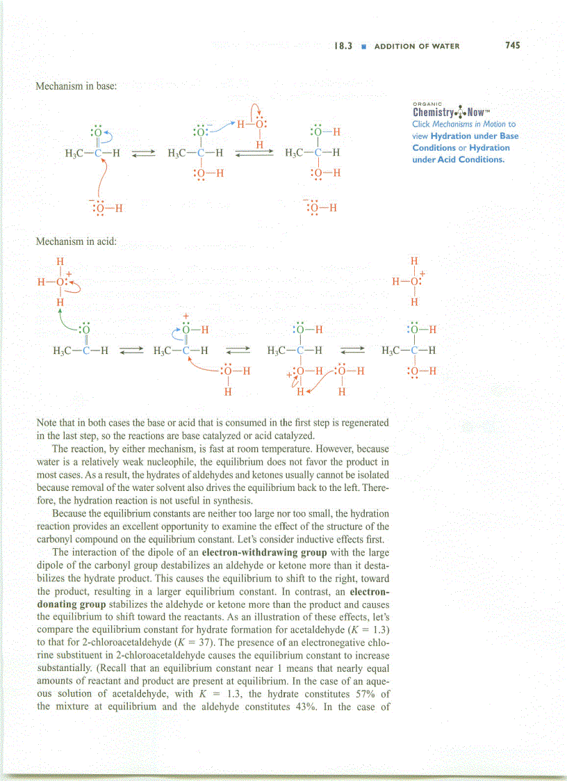 image for page Additions to the Carbonyl Group