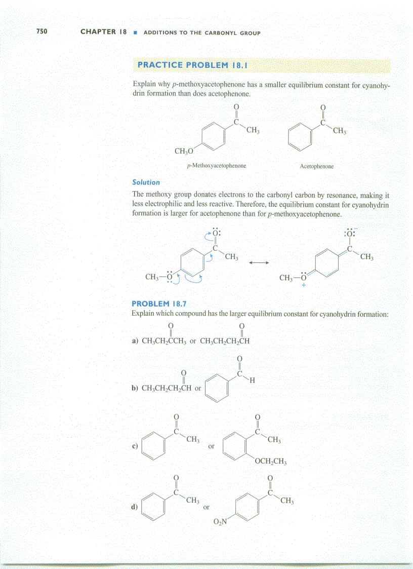 image for page Additions to the Carbonyl Group