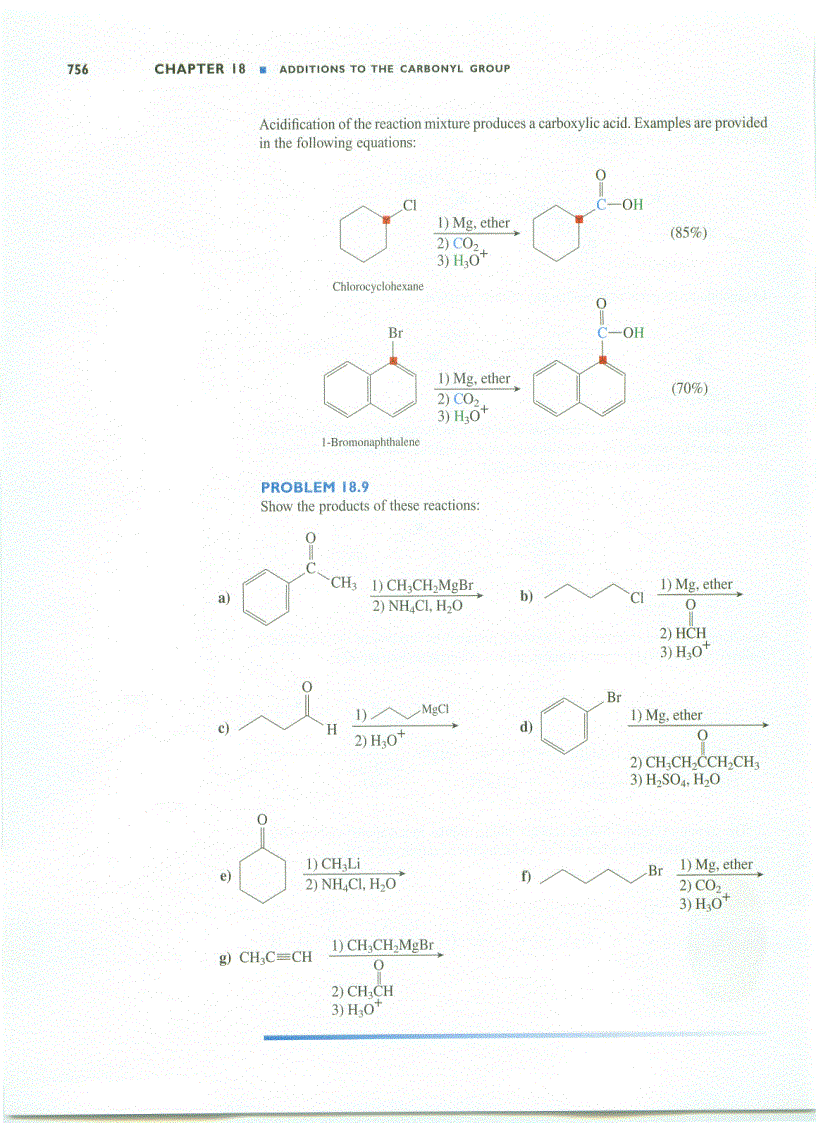 image for page Additions to the Carbonyl Group