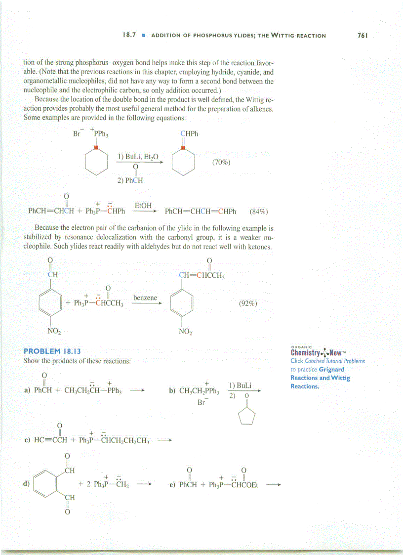 image for page Additions to the Carbonyl Group