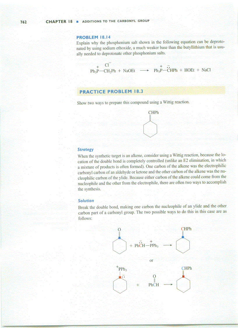 image for page Additions to the Carbonyl Group