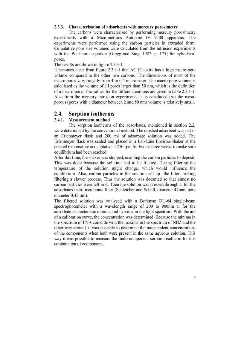 image for page Adsorption onto Heterogeneous Porous Materials Equilibria and Kinetics