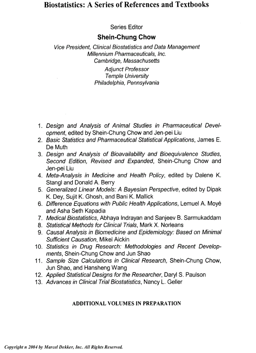 image for page Advances in Clinical Trial Biostatistics