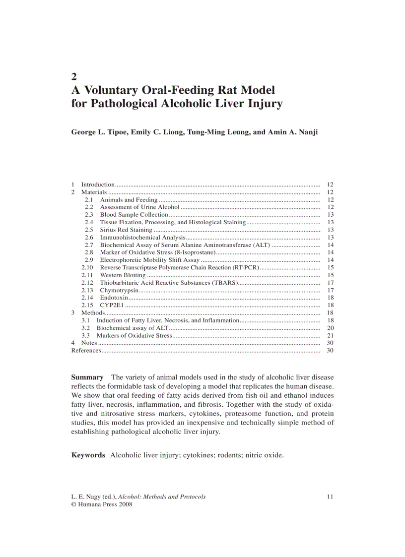 image for page Alcohol Methods and Protocols