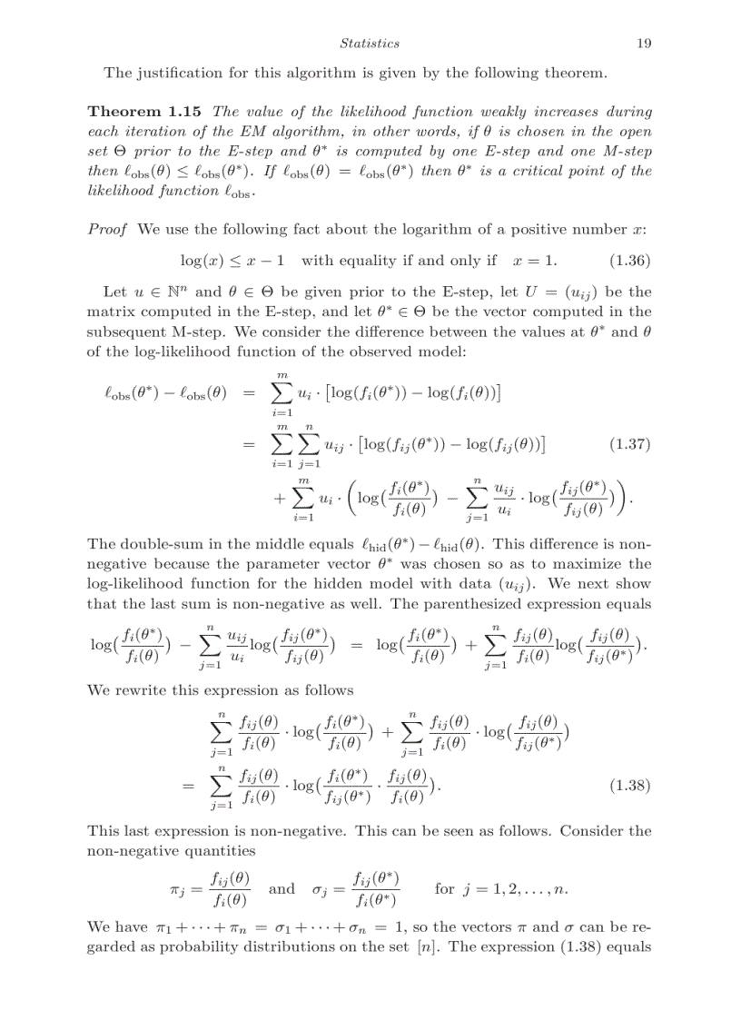 image for page Algebraic Statistics for Computational Biology