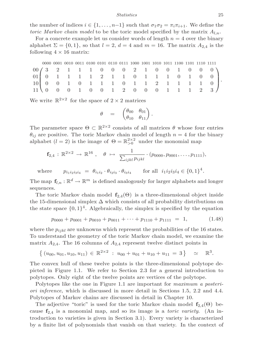 image for page Algebraic Statistics for Computational Biology