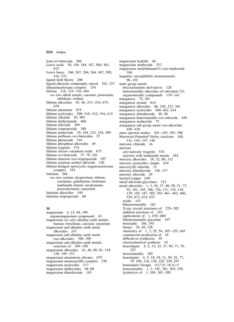image for page Alkoxo and Aryloxo Derivatives of Metals Tài Liệu Nghiên Cứu Hoá Sinh