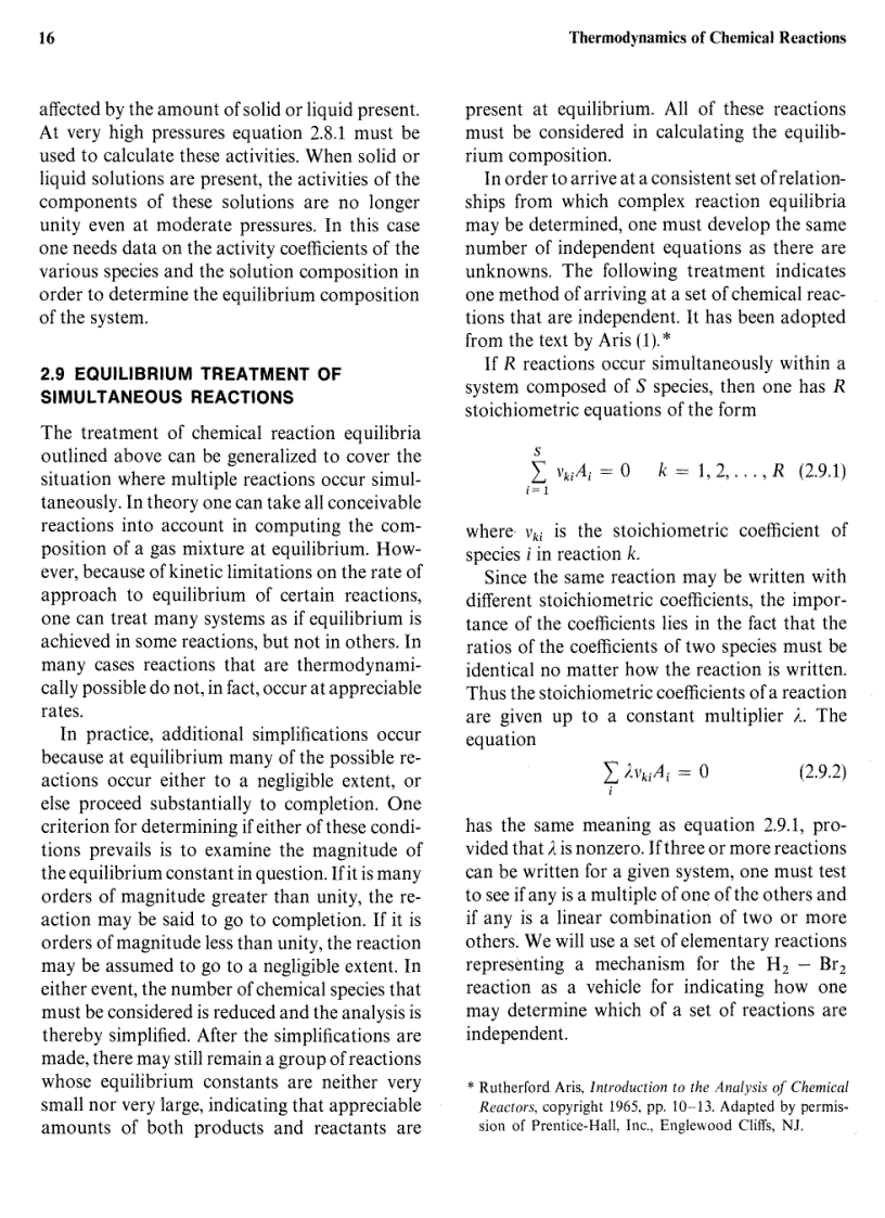 image for page An Introduction To Chemical Engineering Kinetics and Reactor Design