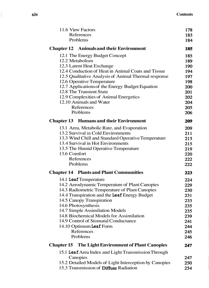 image for page An Introduction To Environmental Biophysics