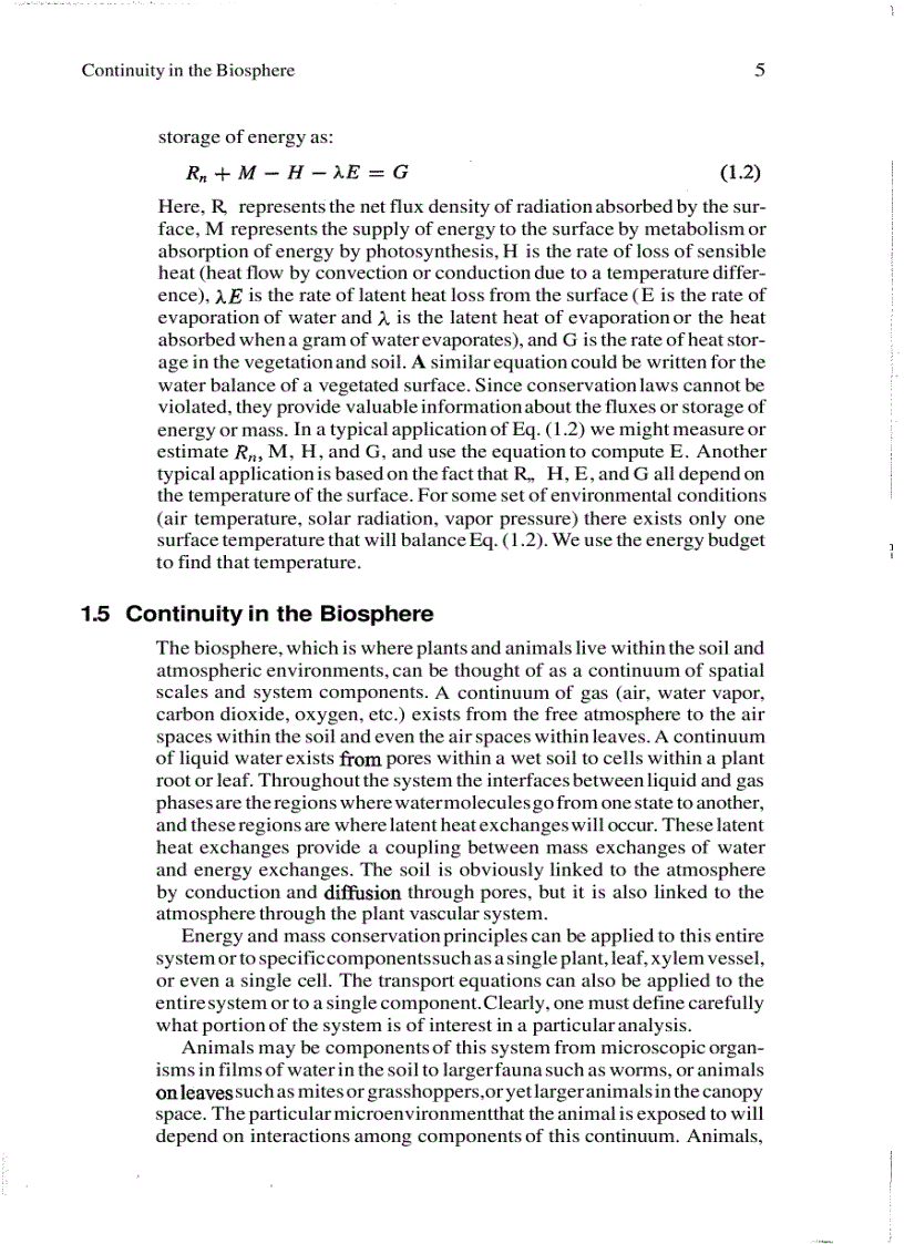 image for page An Introduction To Environmental Biophysics