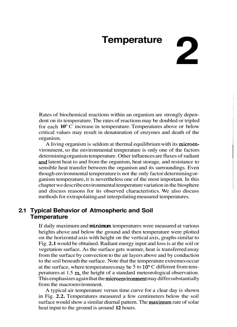 image for page An Introduction To Environmental Biophysics