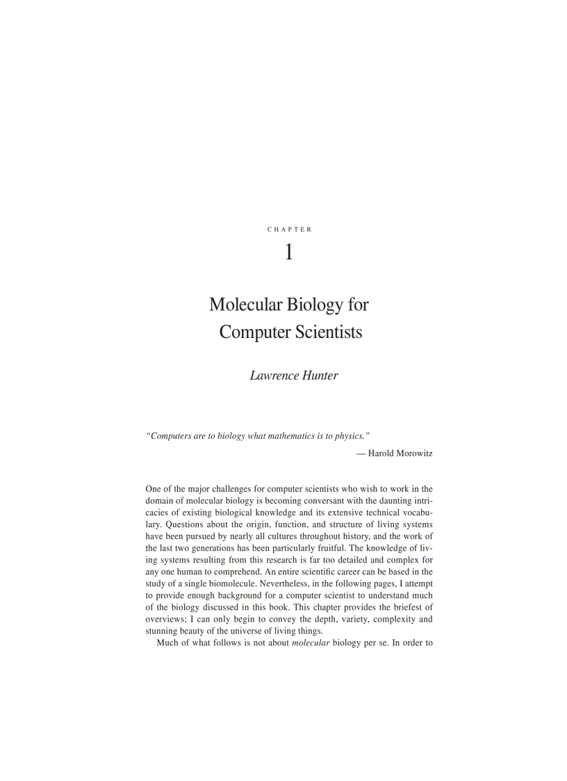 image for page Artificial Intelligence and Molecular Biology