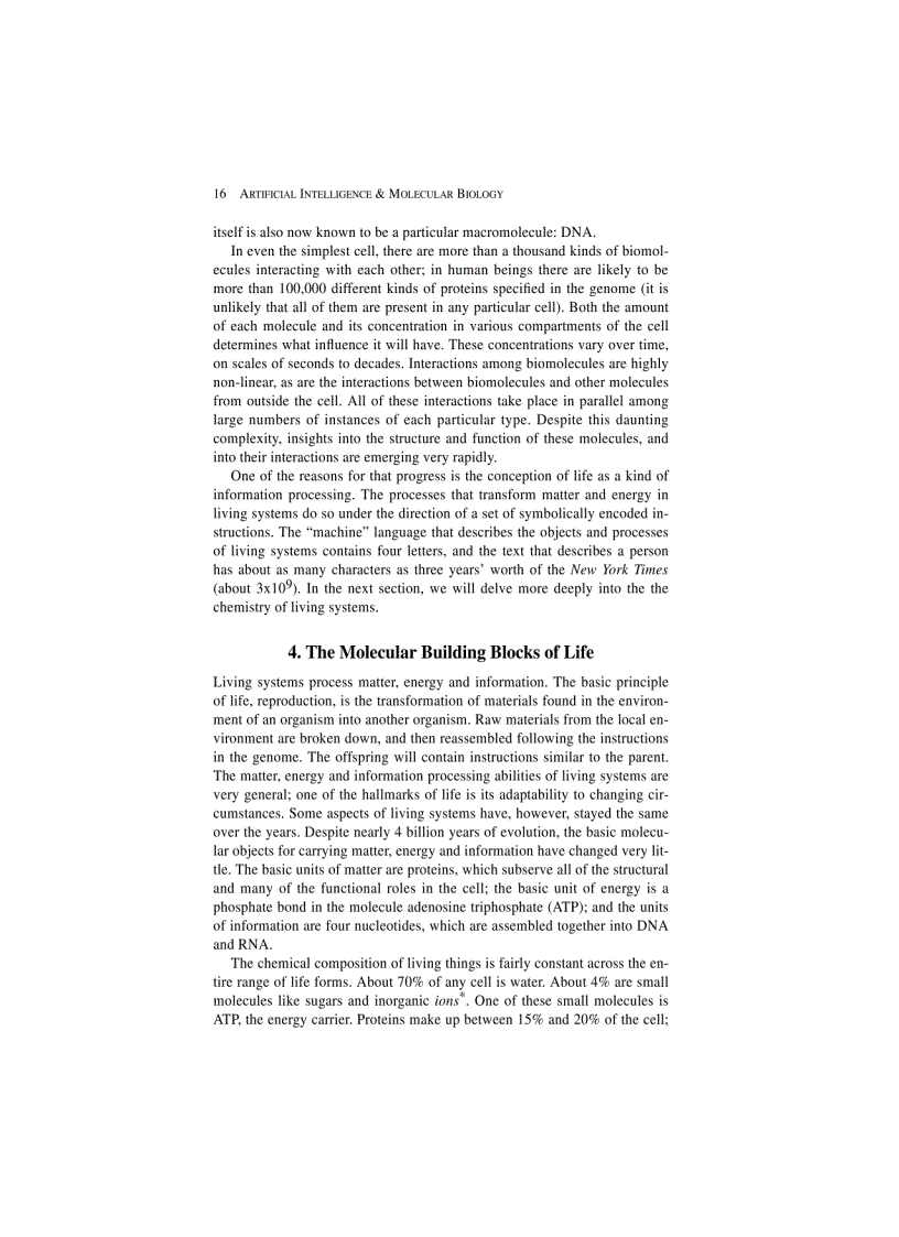 image for page Artificial Intelligence and Molecular Biology