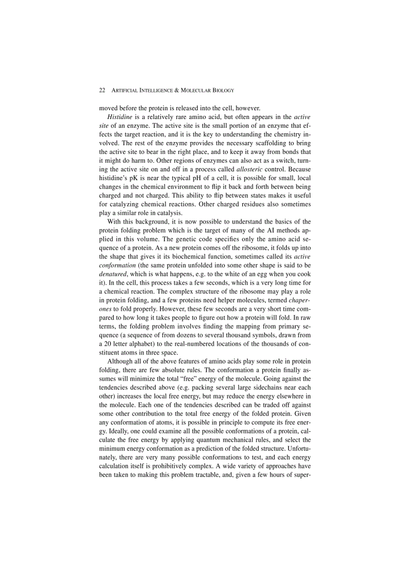 image for page Artificial Intelligence and Molecular Biology