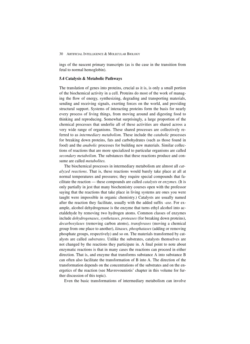 image for page Artificial Intelligence and Molecular Biology