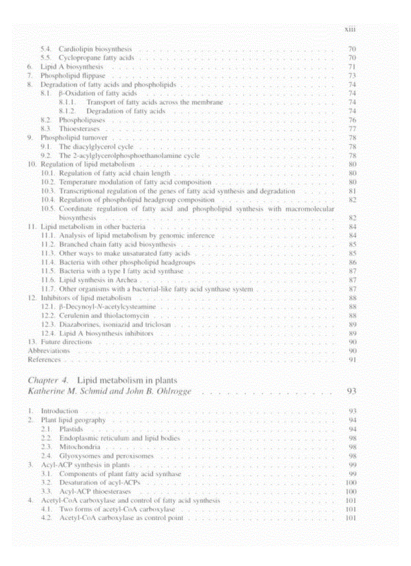 Biochemistry of Lipids Lipoproteins and Membranes 4th edition