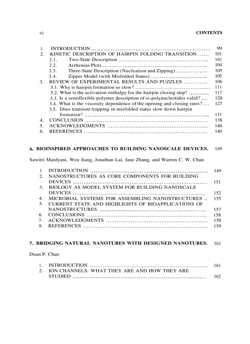 image for page Biological Nanostructures and Applications of Nanostructures in Biology Electrical Mechanical and Optical Properties