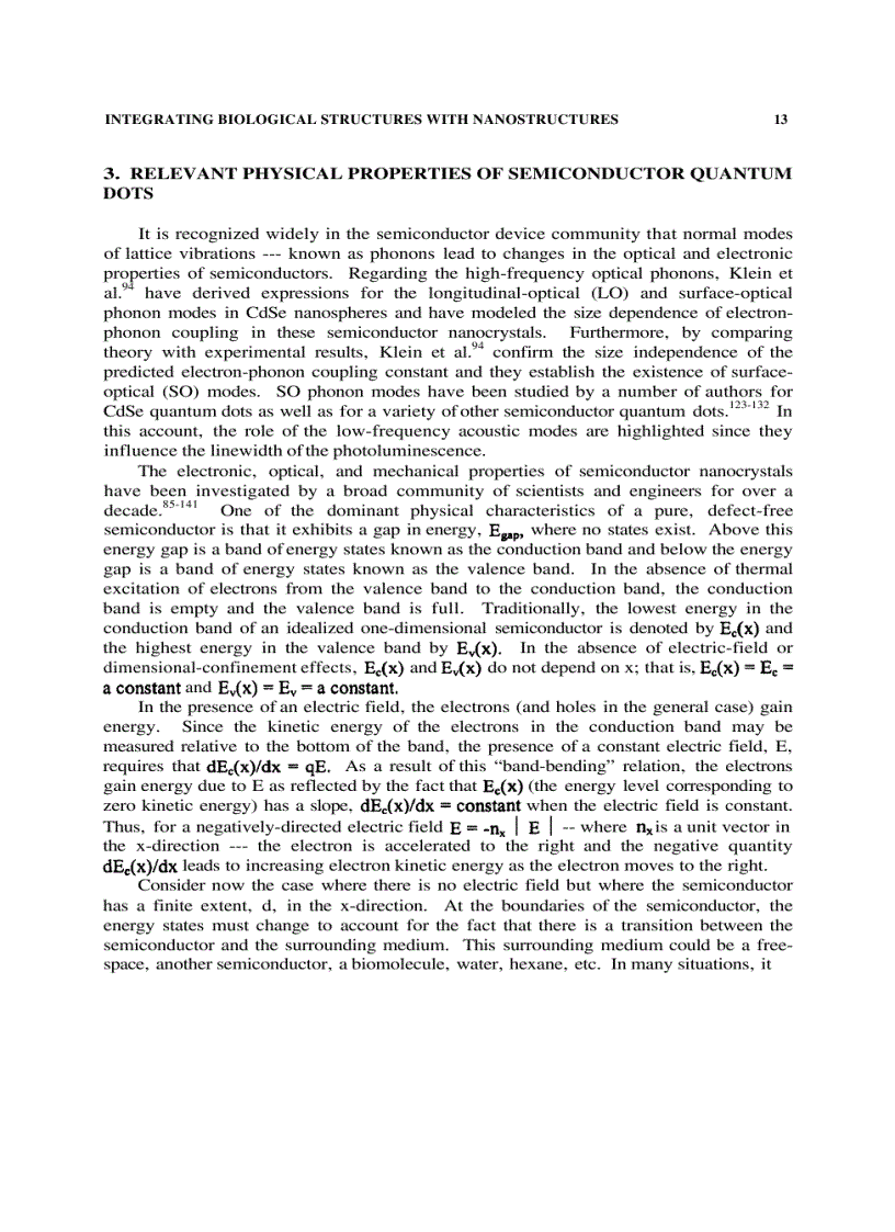 image for page Biological Nanostructures and Applications of Nanostructures in Biology Electrical Mechanical and Optical Properties