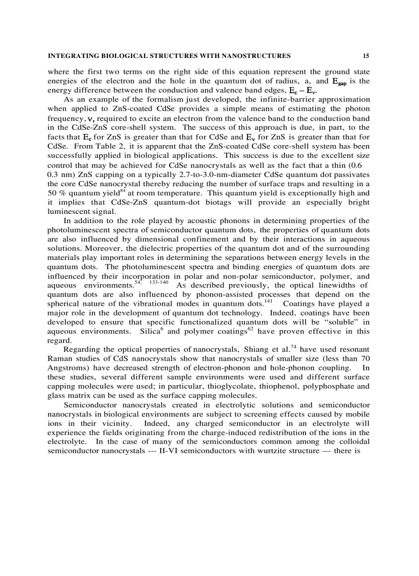 image for page Biological Nanostructures and Applications of Nanostructures in Biology Electrical Mechanical and Optical Properties