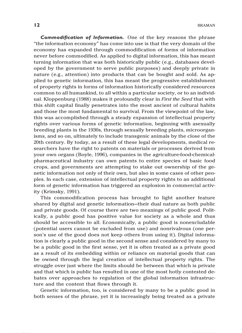 image for page Biotechnology and Communication The Meta Technologies of Information