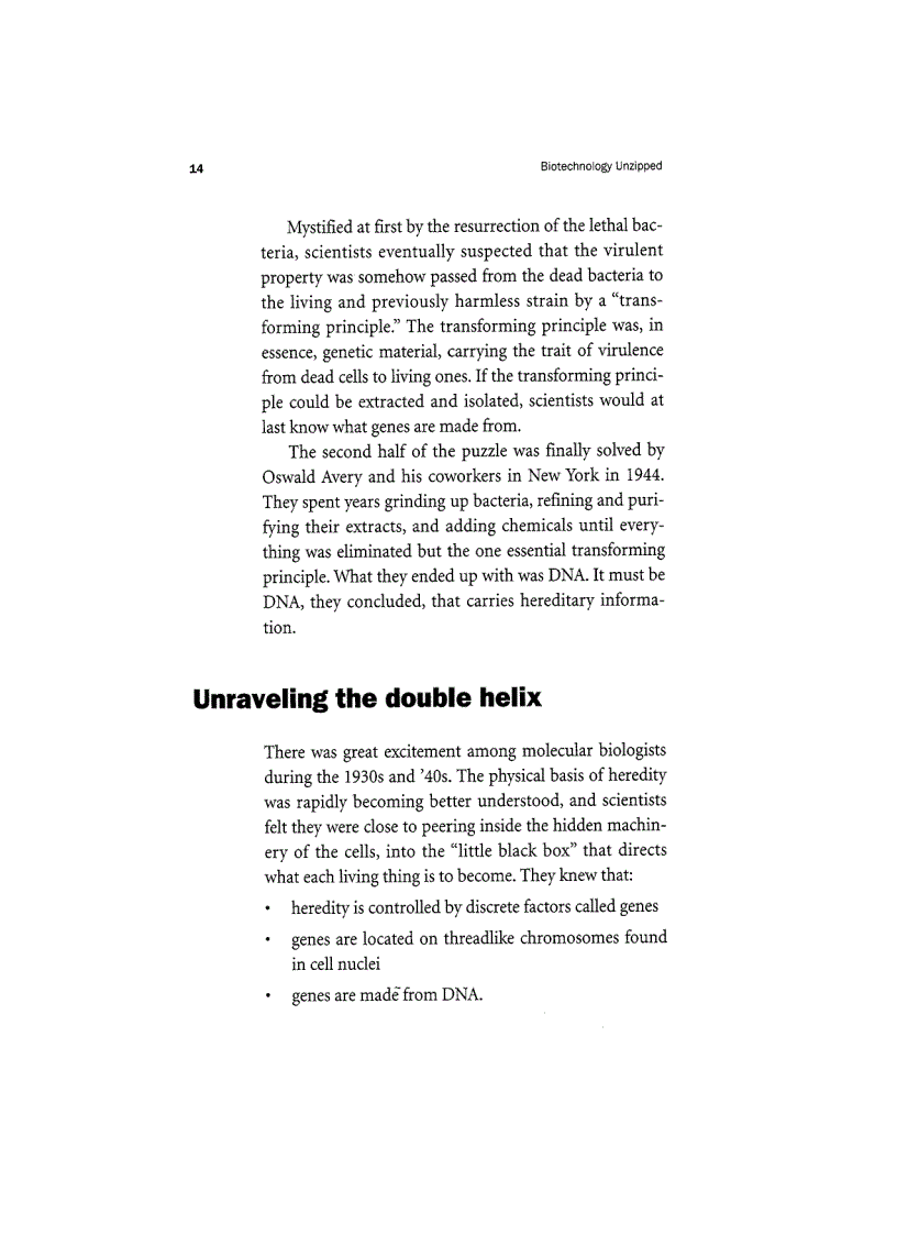 image for page Biotechnology Unzipped Promises And Realities