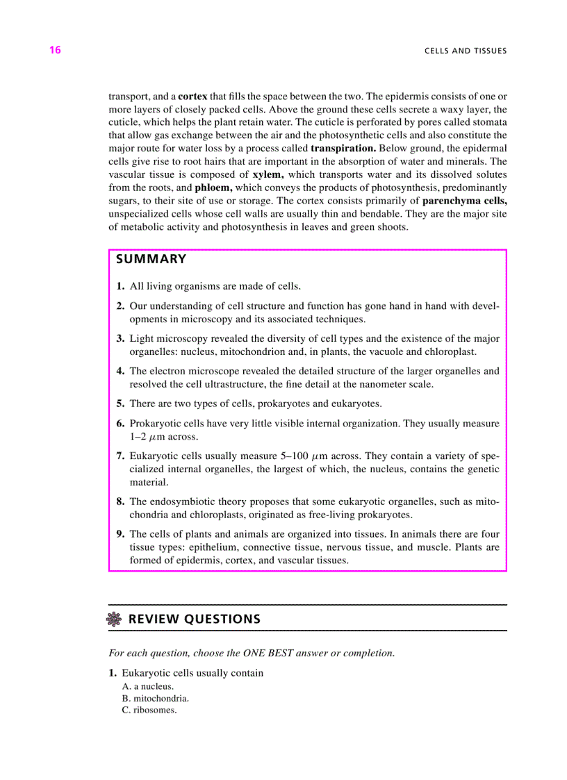image for page Cell Biology A Short Course 2d ed