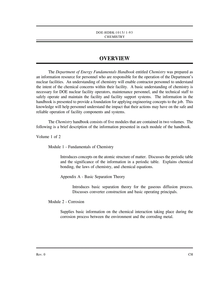 image for page Chemistry Fundamentals Handbook