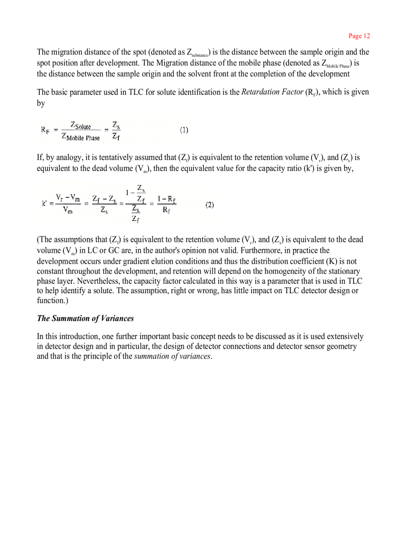 image for page Chromatographic Detectors Design Function and Operation