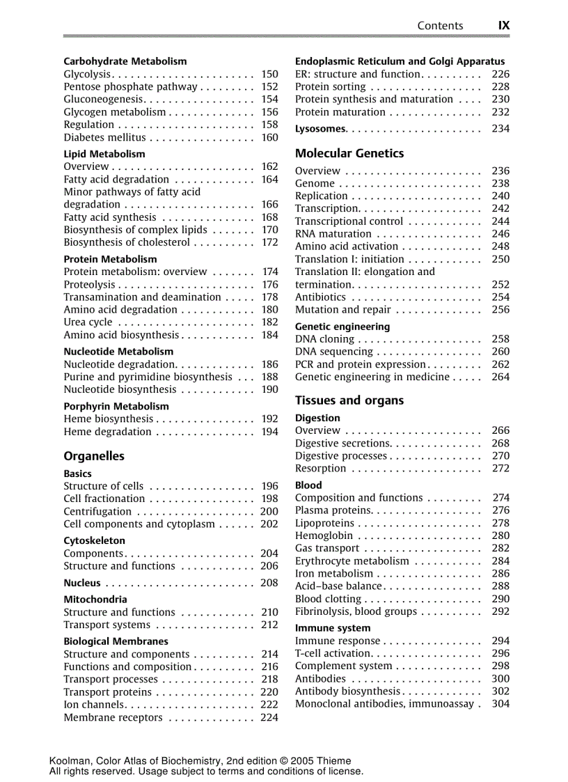 image for page Color Atlas Of Biochemistry 2d ed