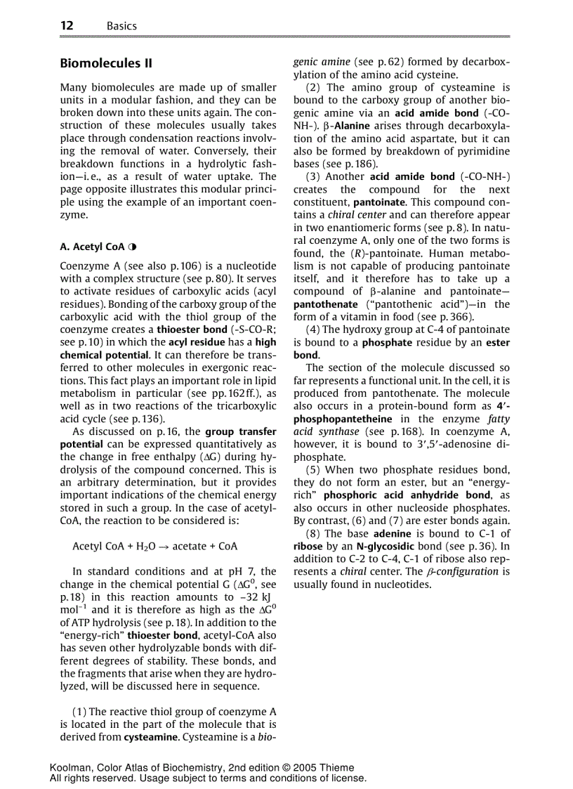 image for page Color Atlas Of Biochemistry 2d ed
