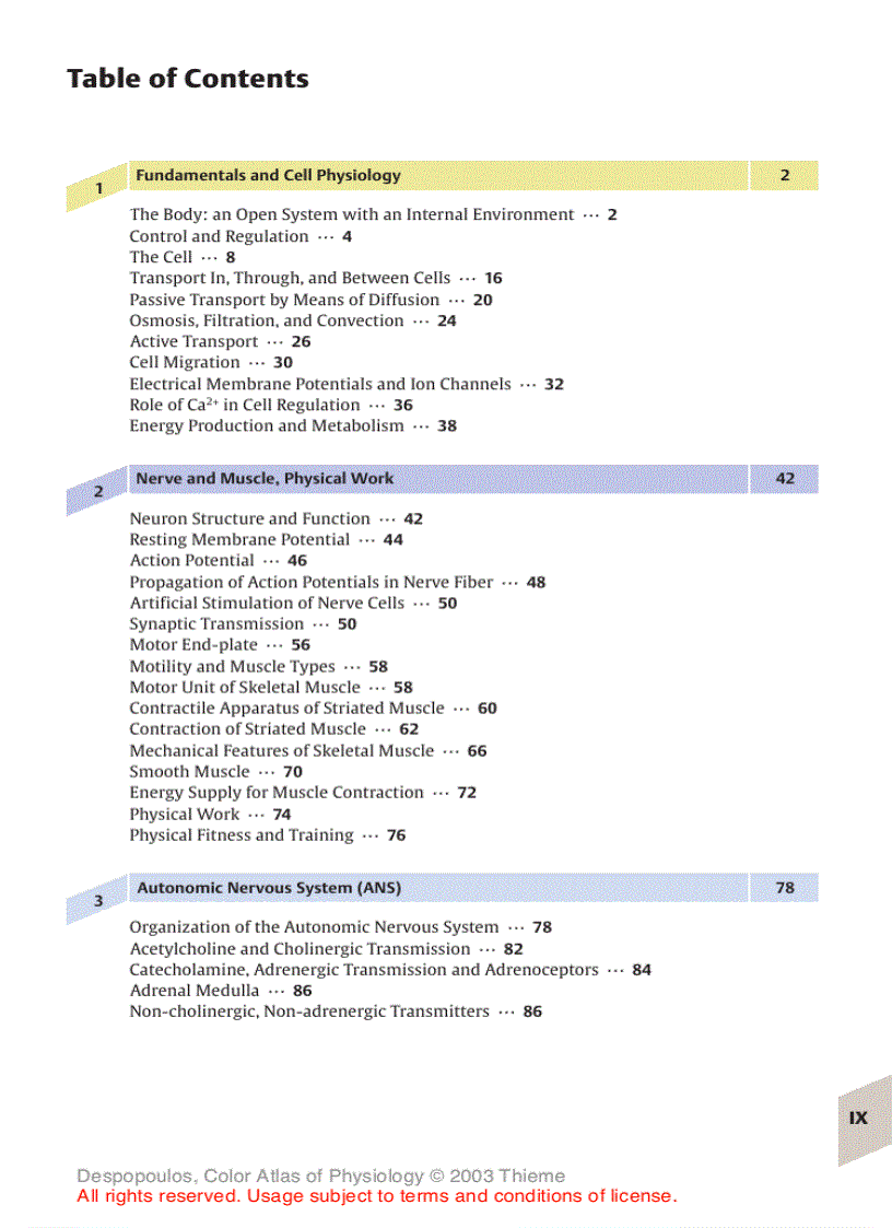 image for page Color Atlas of Physiology 5th Ed