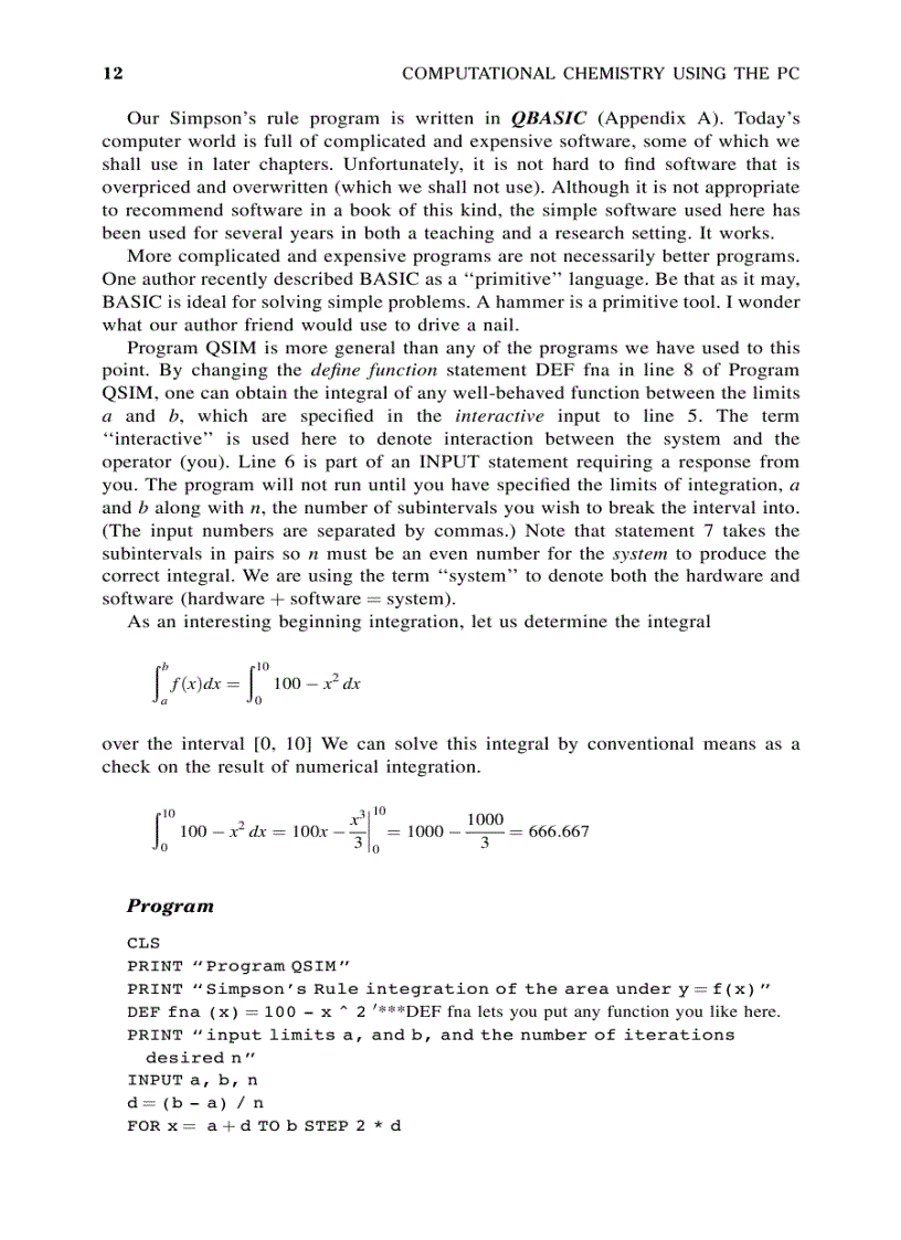 image for page Computational Chemistry Using the PC 3rd Ed