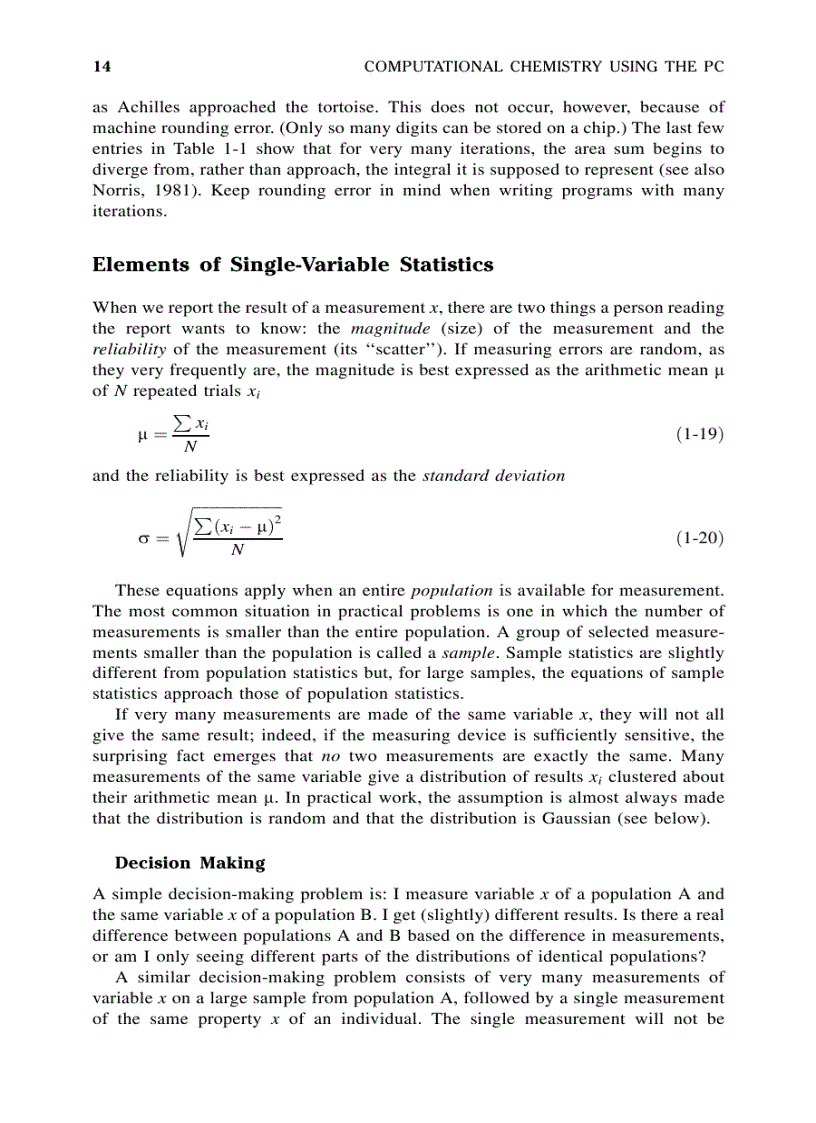 image for page Computational Chemistry Using the PC 3rd Ed