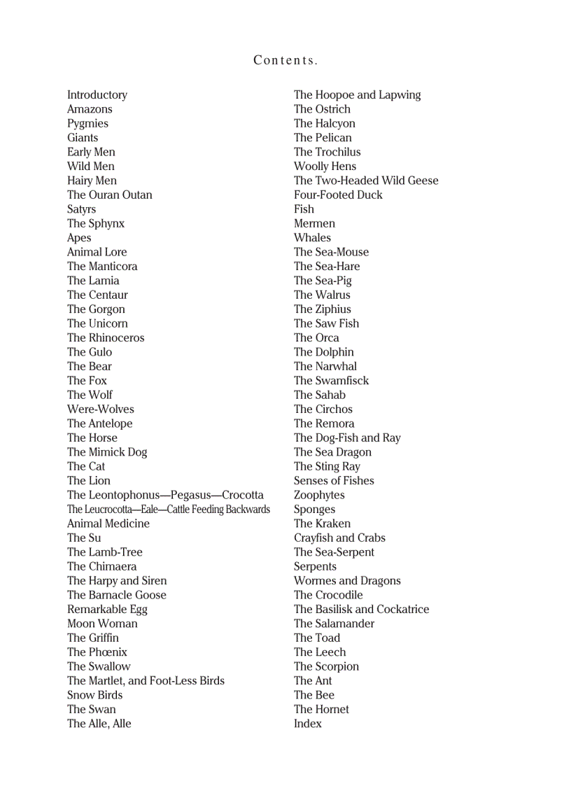 image for page Curious Creatures in Zoology