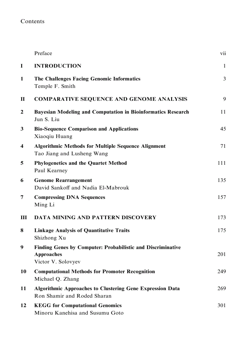 Current Topics in Computational Molecular Biology