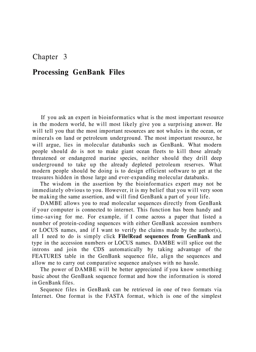 image for page Data Analysis in Molecular Biology and Evolution
