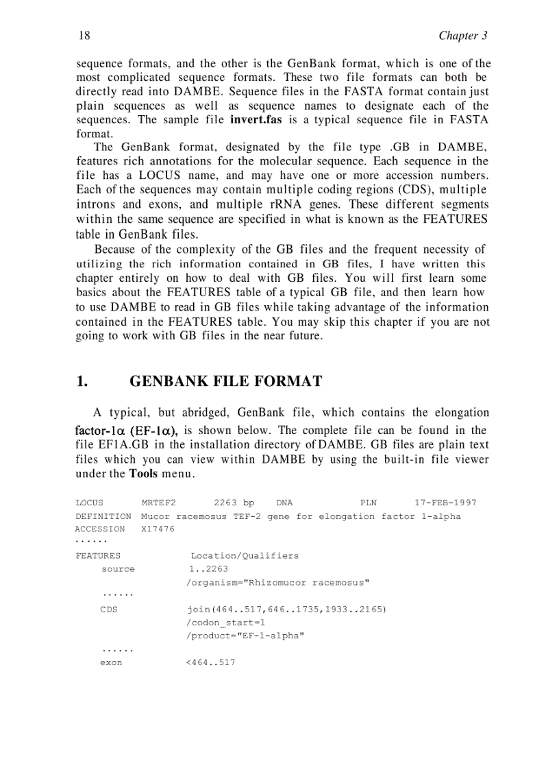 image for page Data Analysis in Molecular Biology and Evolution