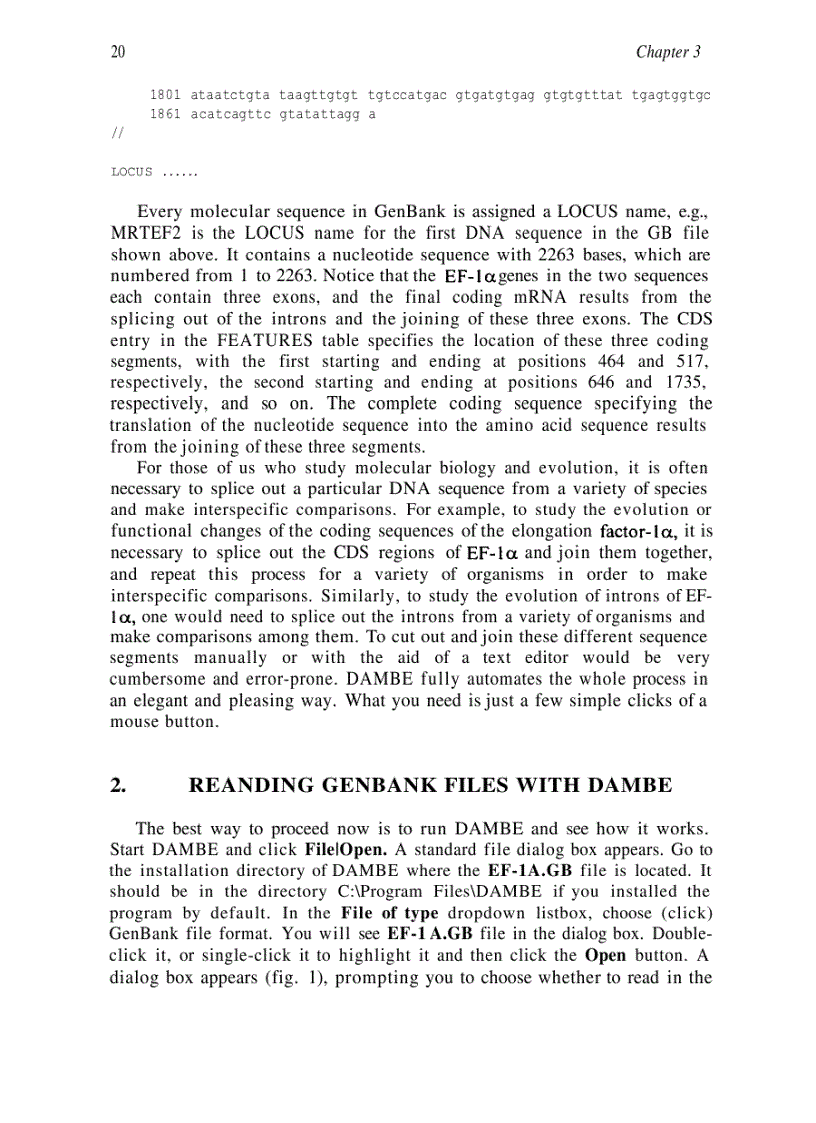 image for page Data Analysis in Molecular Biology and Evolution