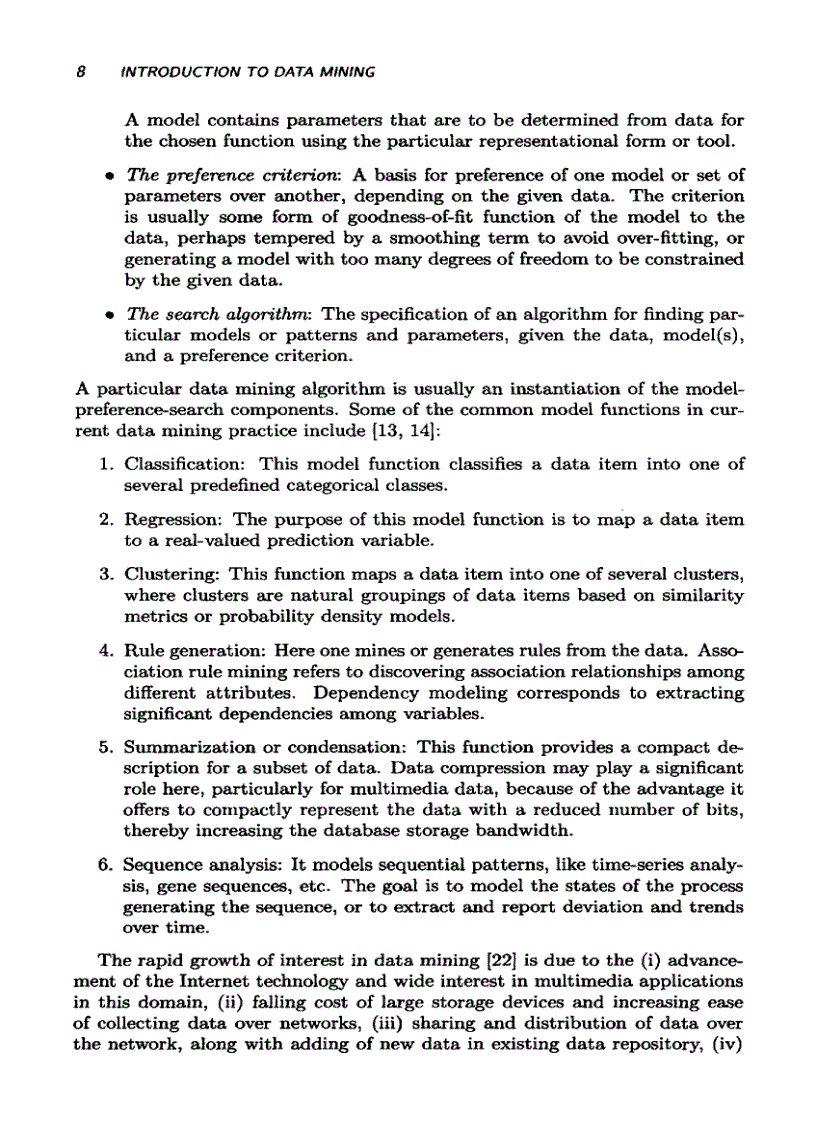 image for page Data Mining Multimedia Soft Computing and Bioinformatics Hardcover