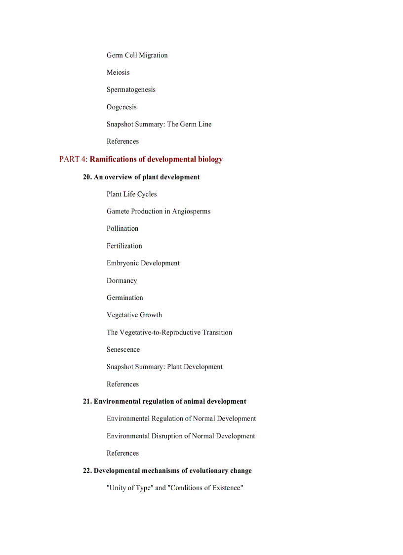 image for page Developmental Biology