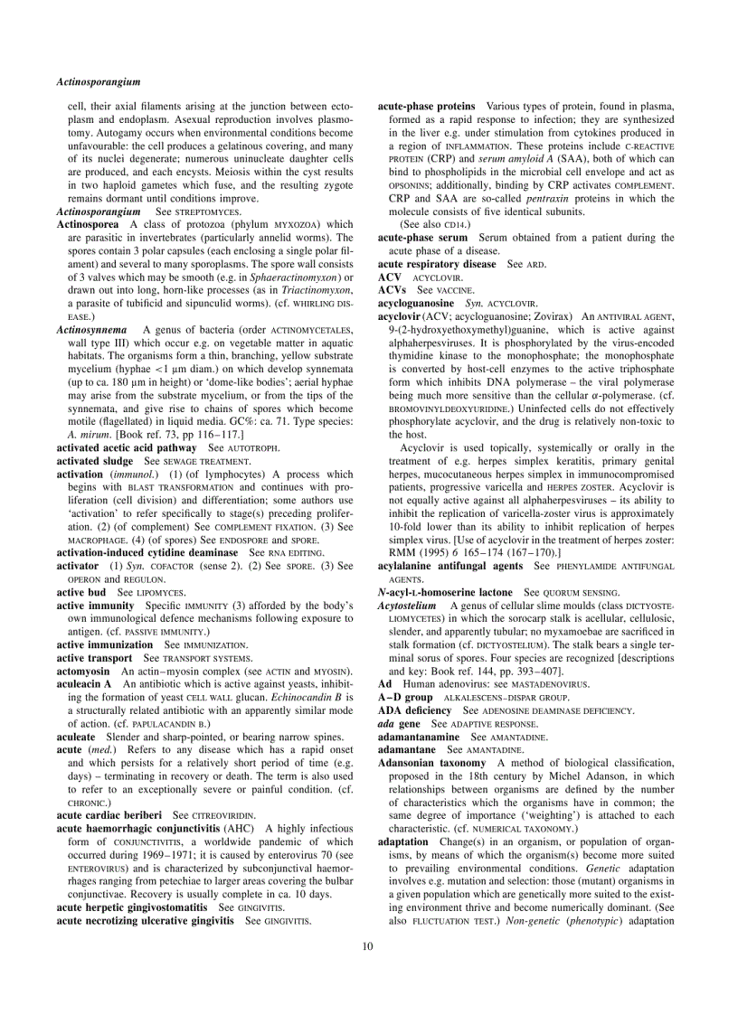 image for page Dictionary of Microbiology and Molecular Biology 3rd edition