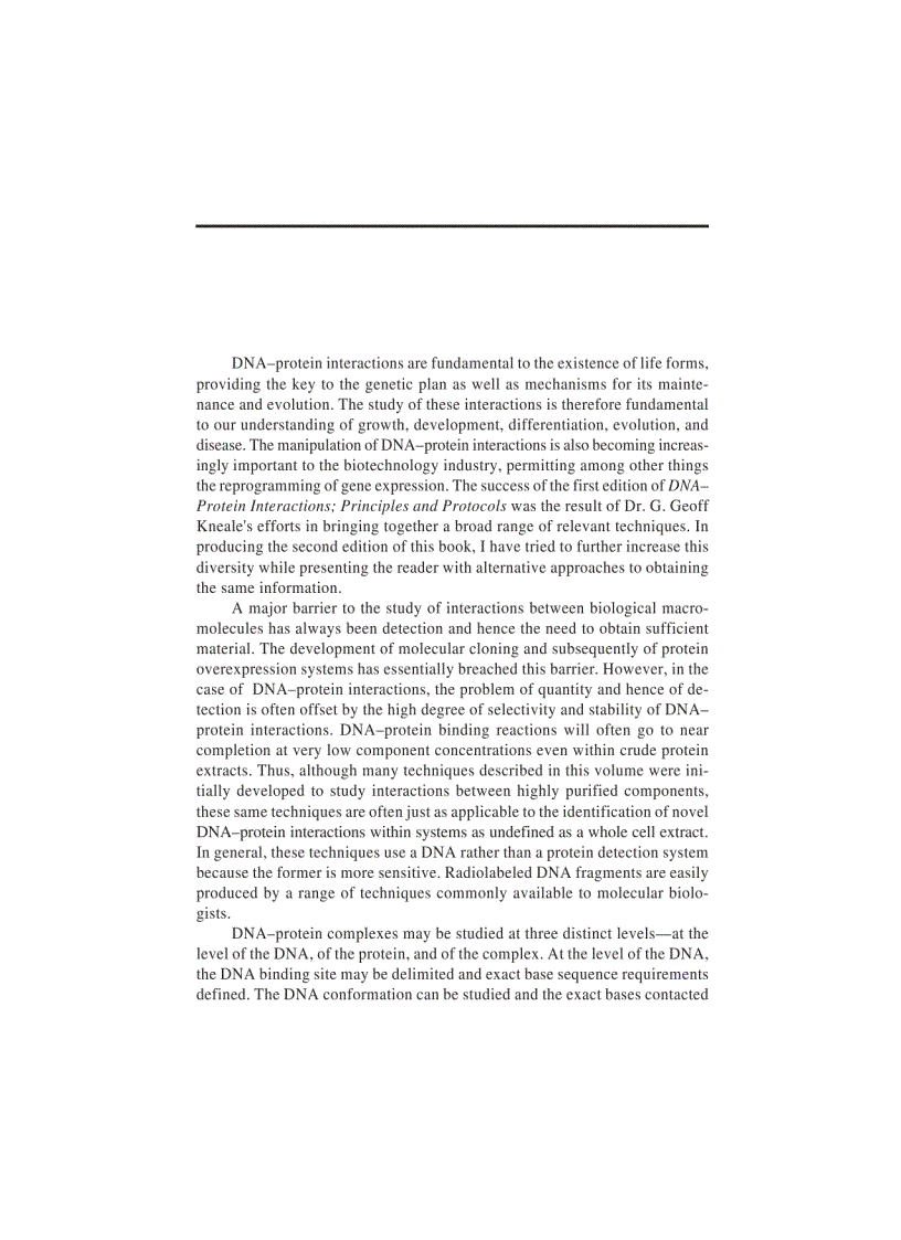 image for page DNA Protein Interactions Principles and Protocols Second Edition