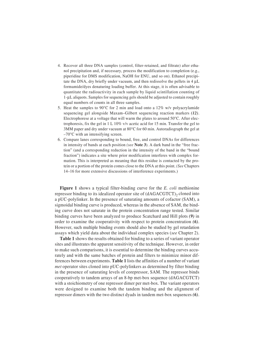 image for page DNA Protein Interactions Principles and Protocols Second Edition