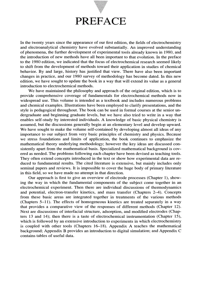 image for page ELECTROCHEMICAL METHODS Fundamentals and Applications