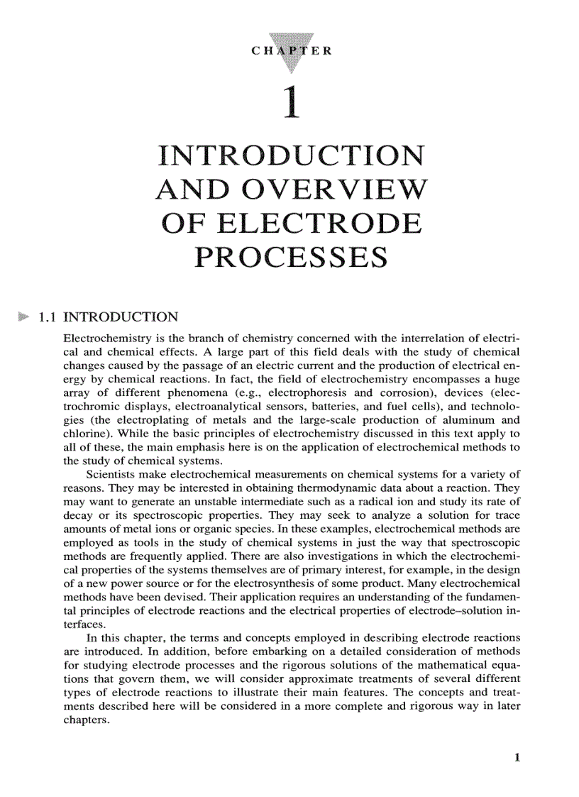 image for page ELECTROCHEMICAL METHODS Fundamentals and Applications