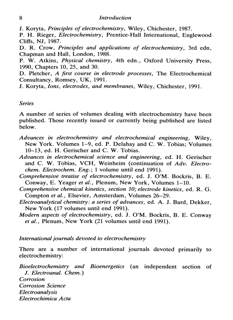 image for page ELECTROCHEMISTRY Principles Methods and Applications